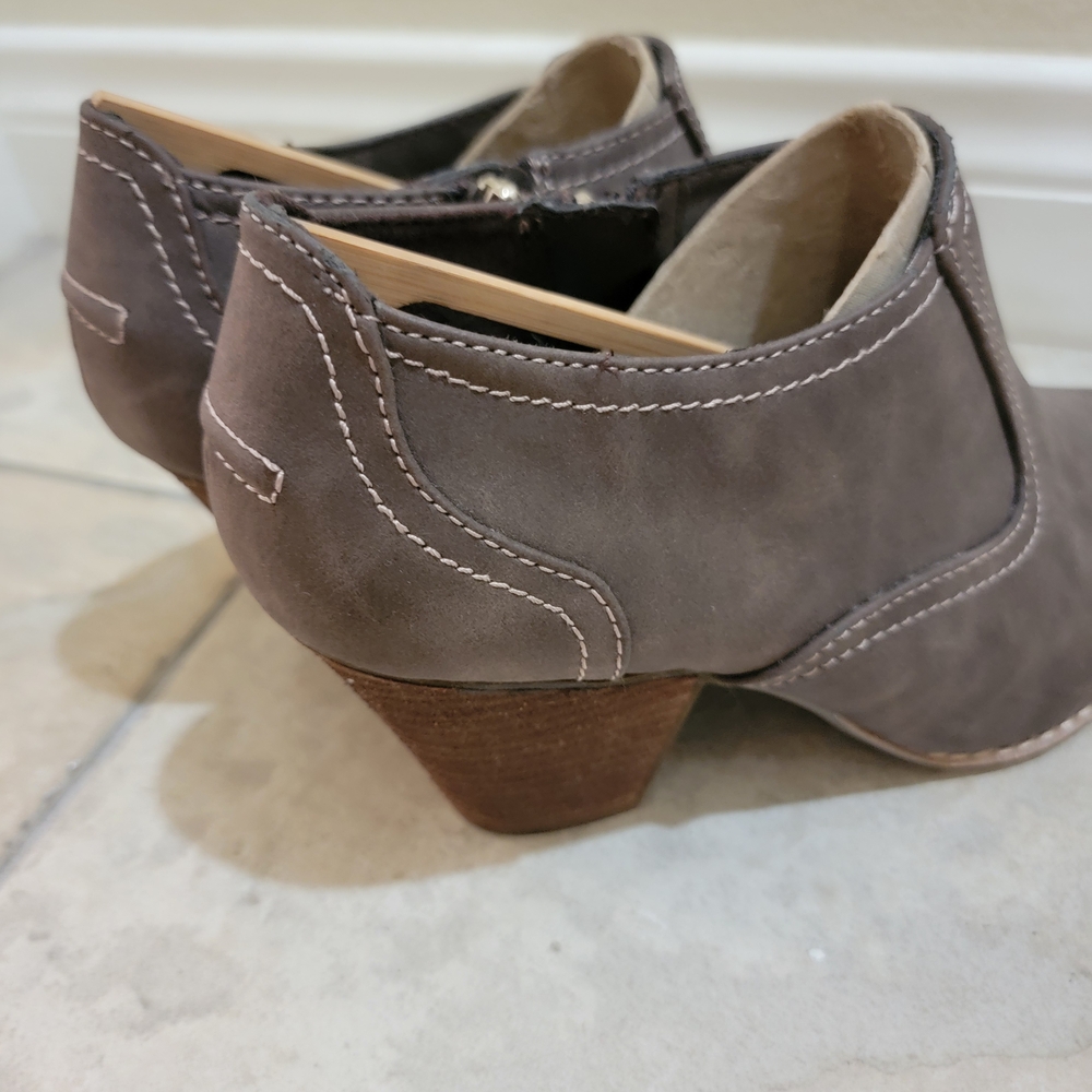 Dr. Scholl's Taupe Ankle Booties